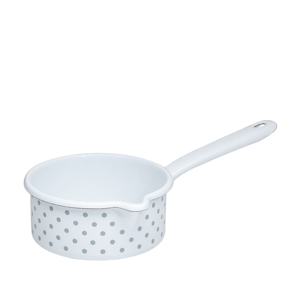 Riess CLASSIC - White - Saucepan with large spout